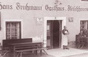 Foto vom Gasthaus Fruhmann während um 1939