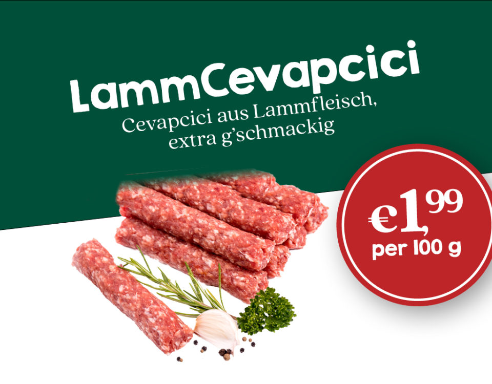 Lamm Cevapcici